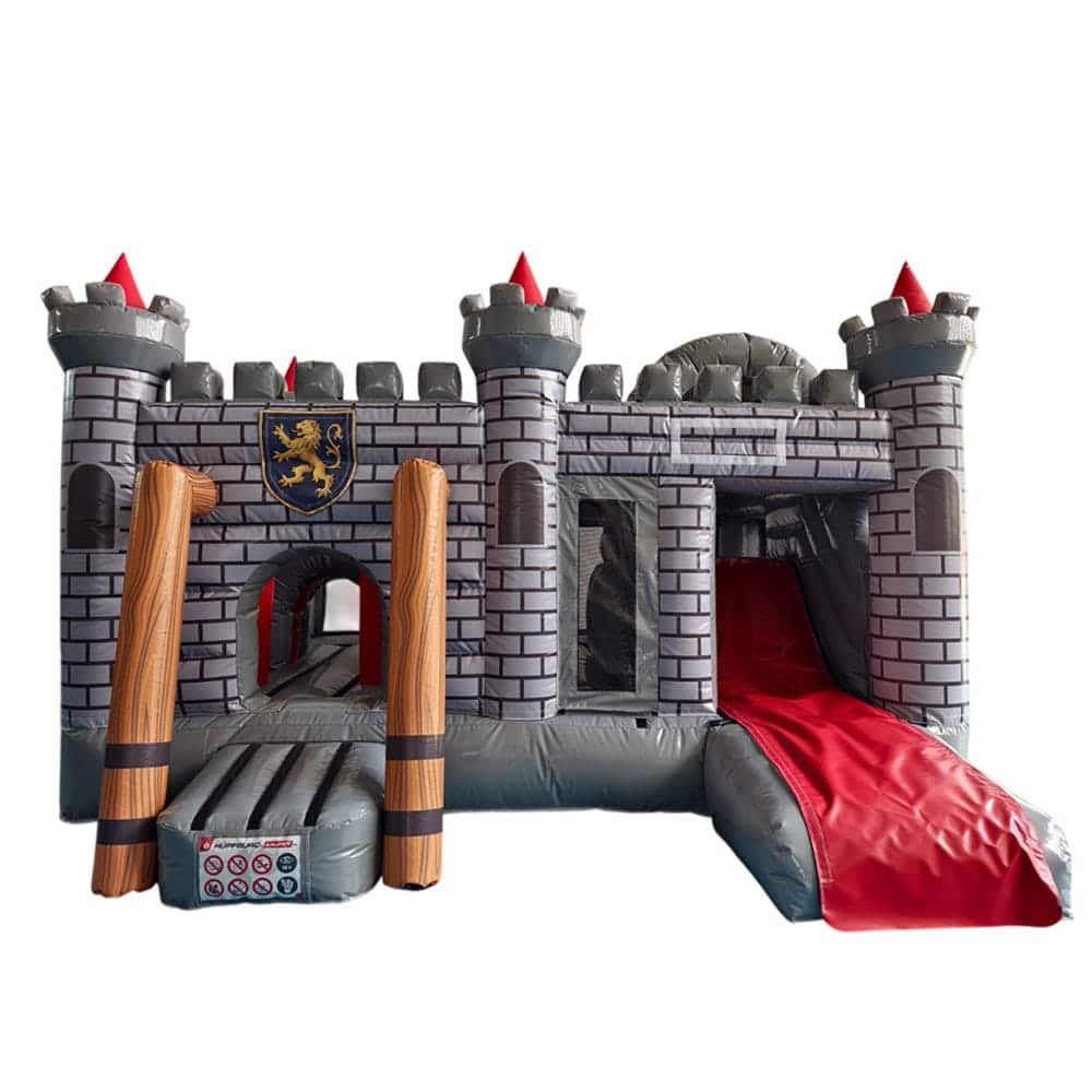 Multiplay Ritterburg Hüpfburg Multiplay Ritterburg mit Rutsche mieten